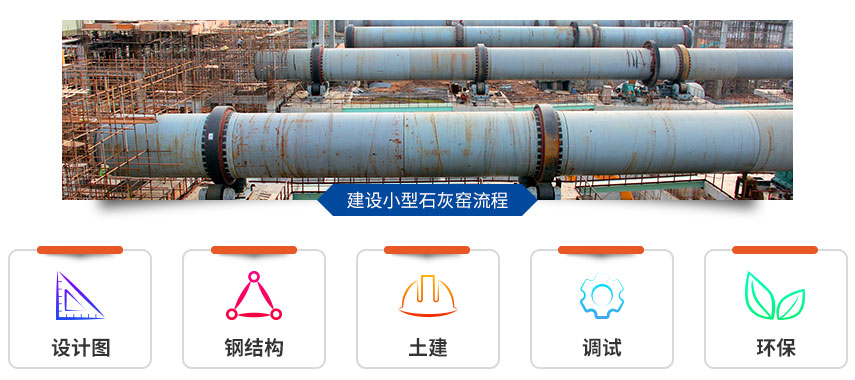 石灰窑建设中 石灰窑建设中