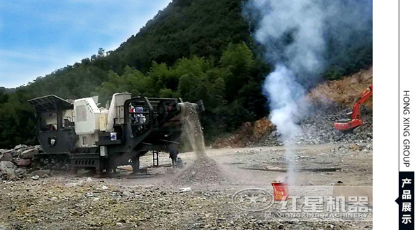 移动式破碎站生产现场 移动式破碎站生产现场
