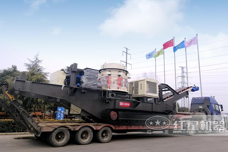移动破碎机制砂机发货 移动破碎机制砂机发货
