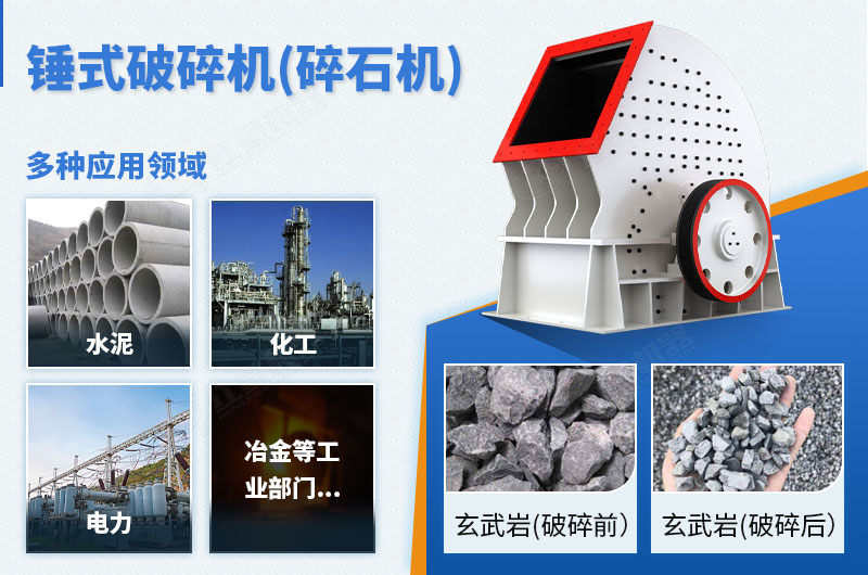 锤式破碎机及应用部门 锤式破碎机及应用部门